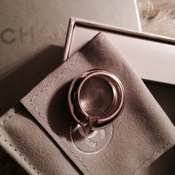 🚫sold🚫CHANEL 925 Sterling Silver Ring Vintage - Picture 5 of 8